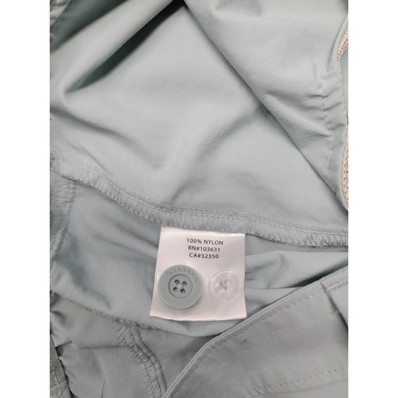 SIMMS Superlight Fishing Outdoor Pants 32x32 Stretch Waist Ocean Breeze Blue 38R - Picture 10 of 10
